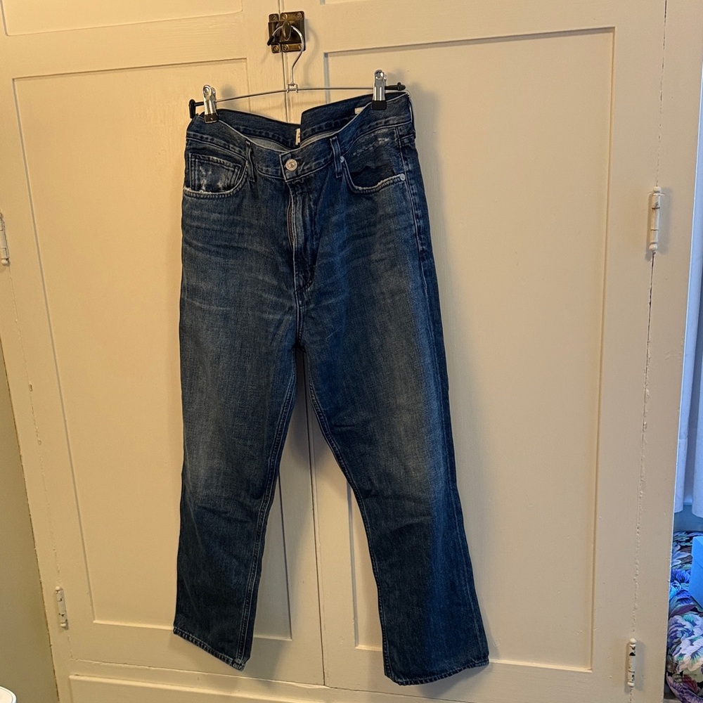 Citizens Of Humanity Marlee Dark Blue Straight Jeans